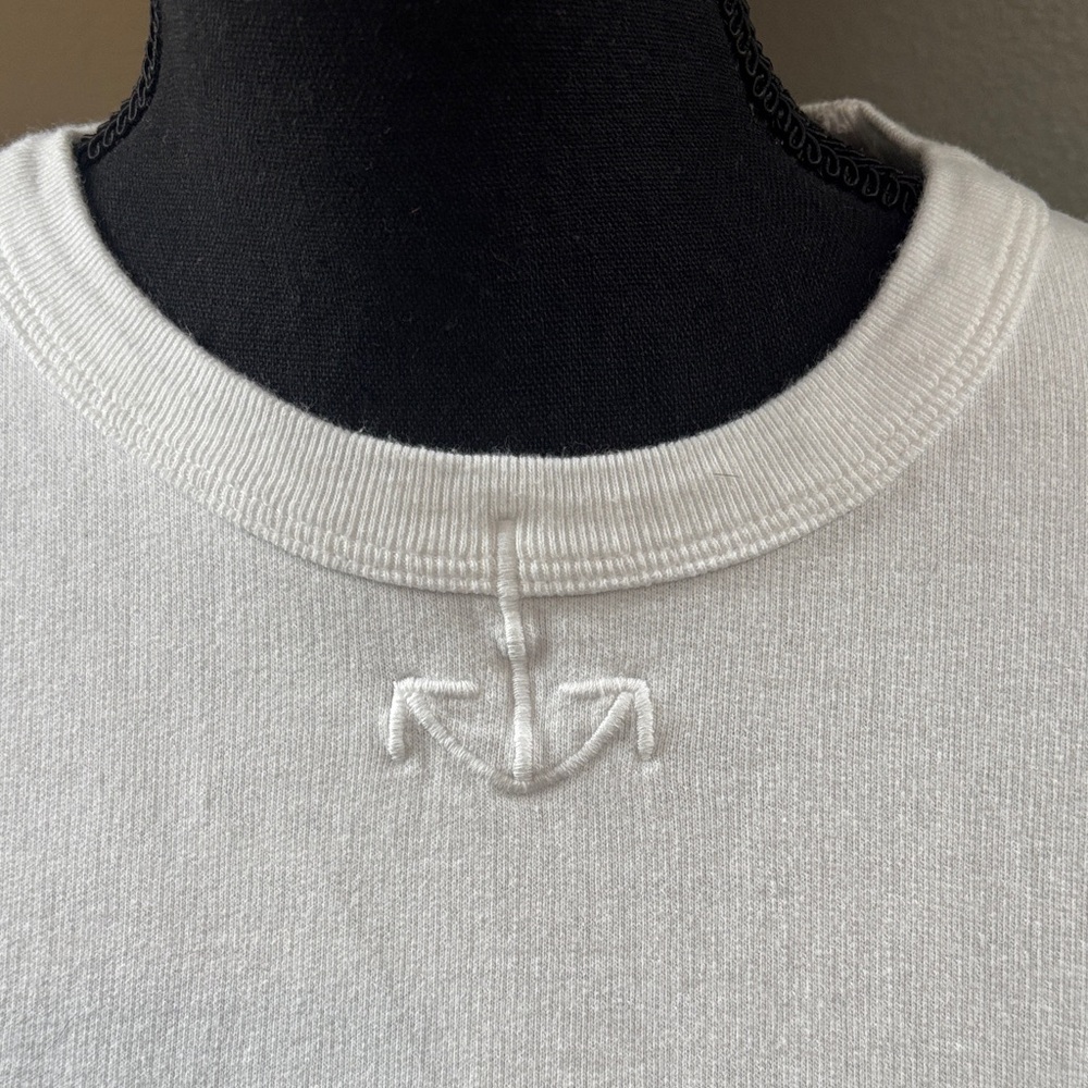 Kiel James Patrick White Coastal Crewneck Sweatshirt - Picture 3 of 8